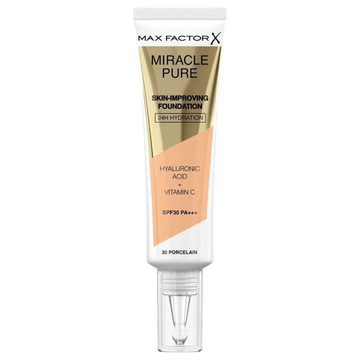 Max Factor Miracle Pure Skin-Improving Foundation 30 Porcelain 30ml in the group BEAUTY & HEALTH / Makeup / Facial makeup / Foundation at TP E-commerce Nordic AB (C15021)