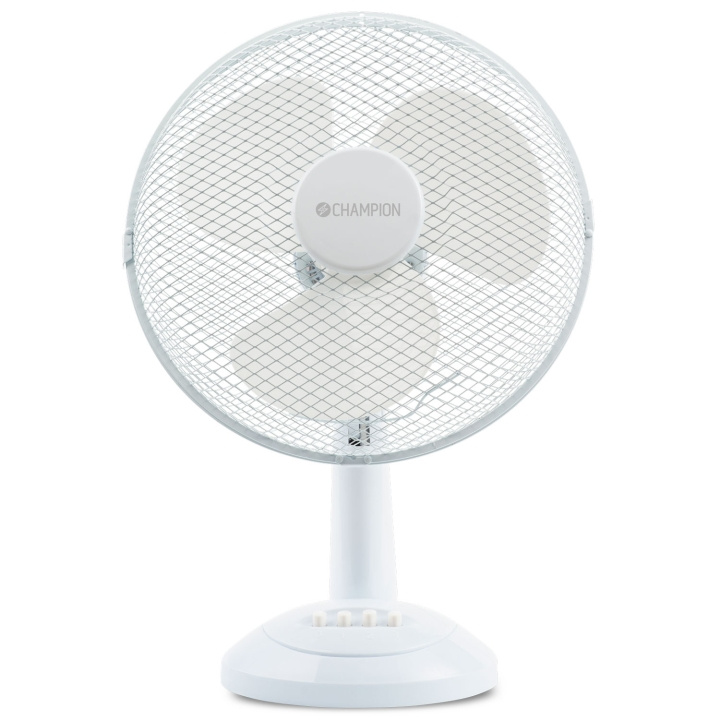 Champion Bordsfläkt 30cm Vit BF120 in the group HOME, HOUSEHOLD & GARDEN / Fans & Climate products / Table fans at TP E-commerce Nordic AB (C15080)