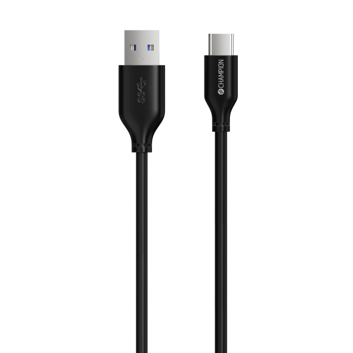 Champion USB 3.0 Gen1 kabel C - A, 1m in the group SMARTPHONE & TABLETS / Chargers & Cables / Cables / Cables Type C at TP E-commerce Nordic AB (C15122)