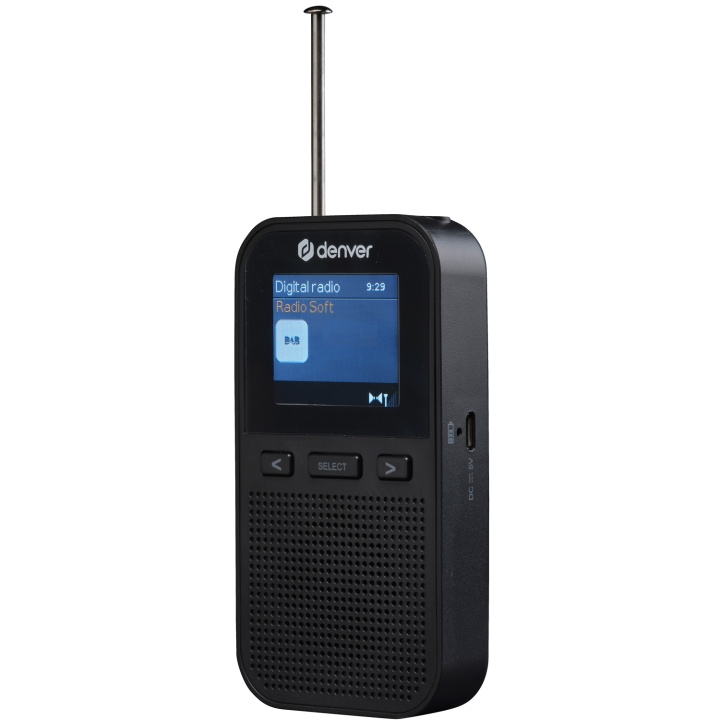 Denver Handhållen DAB+/FM-radio med i in the group HOME ELECTRONICS / Audio & Picture / Home cinema, Hifi & Portable / Radio & Alarm clocks / Internet radio at TP E-commerce Nordic AB (C15128)