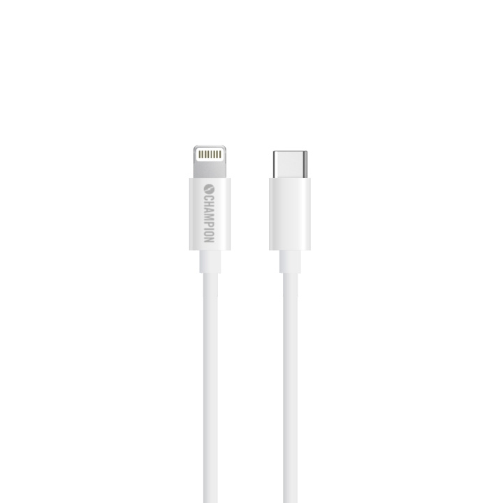 Champion Ladd&Synk kabel USB-C till Lig in the group SMARTPHONE & TABLETS / Chargers & Cables / Cables / Cables Lightning at TP E-commerce Nordic AB (C15249)