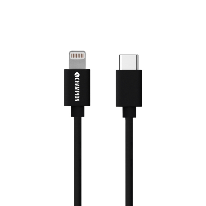 Champion Ladd&Synk kabel USB-C till Lig in the group SMARTPHONE & TABLETS / Chargers & Cables / Cables / Cables Lightning at TP E-commerce Nordic AB (C15250)