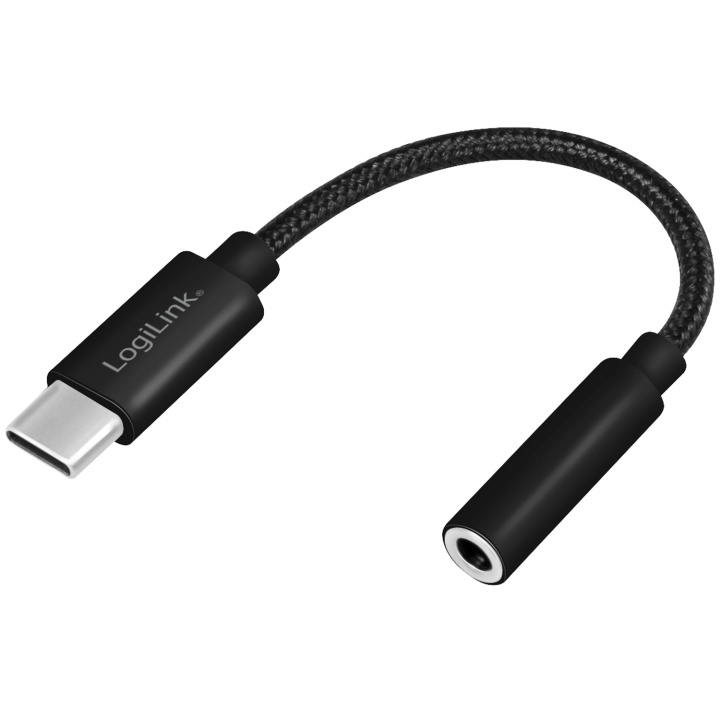 LogiLink USB-C 3,5mm-ljudadapter m DAC in the group HOME ELECTRONICS / Cables & Adapters / Audio analog / Adapters at TP E-commerce Nordic AB (C15288)