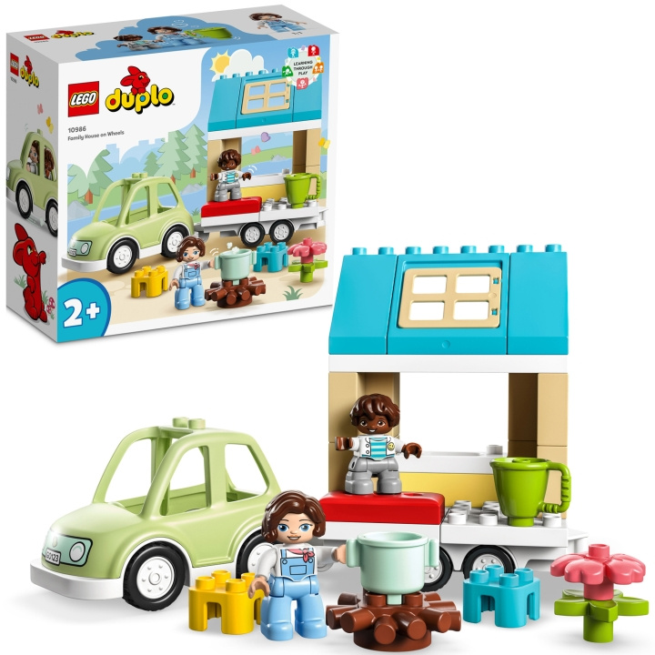 LEGO DUPLO Familjehus På Hjul 10986 in the group TOYS, KIDS & BABY PRODUCTS / Toys / Building toys / Lego at TP E-commerce Nordic AB (C15294)