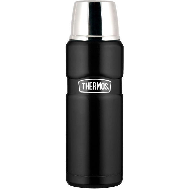 Thermos Termos King 1,2 L Matt Svart S in the group Sport, leisure & Hobby / Outdoor recreation / Thermoses & Water Bottles at TP E-commerce Nordic AB (C15311)