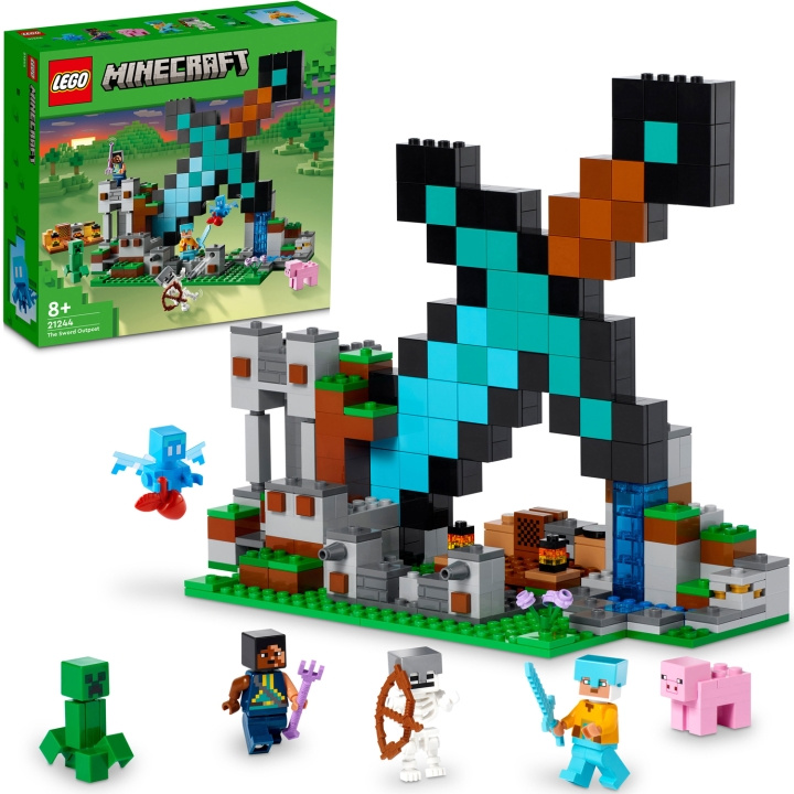 LEGO Minecraft Svärdsutposten 21244 in the group TOYS, KIDS & BABY PRODUCTS / Toys / Building toys / Lego at TP E-commerce Nordic AB (C15316)