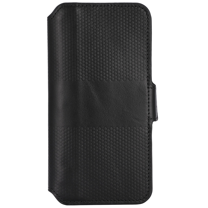 Krusell Leather Phone Wallet iPhone 14 Svart in the group SMARTPHONE & TABLETS / Phone cases / Apple / iPhone 14 at TP E-commerce Nordic AB (C15369)