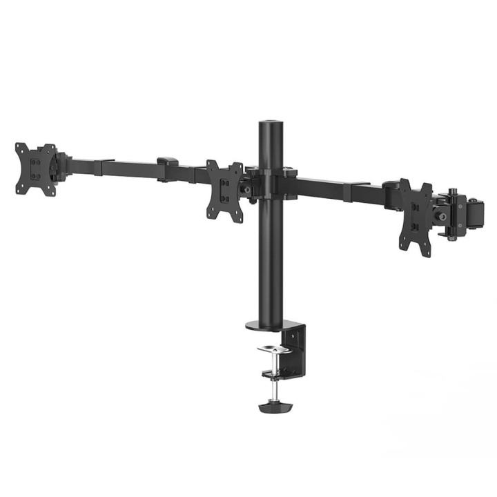 Hama Monitor Holder Operator Tripple Black in the group COMPUTERS & PERIPHERALS / Computer monitor / Monitor arms & mounts at TP E-commerce Nordic AB (C15473)