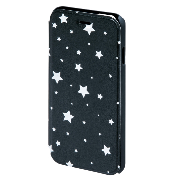 Hama Plånboksväska DesignLine iPhone 6/7/8/SE Star Glow Black in the group SMARTPHONE & TABLETS / Phone cases / Apple / iPhone 6/6S at TP E-commerce Nordic AB (C15485)