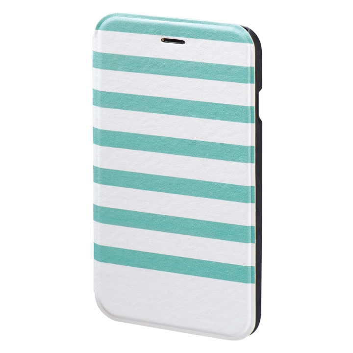 HAMA Mobilewallet DesignLine iPhone6/6S Stripe Green/white in the group SMARTPHONE & TABLETS / Phone cases / Apple / iPhone 6/6S at TP E-commerce Nordic AB (C15489)