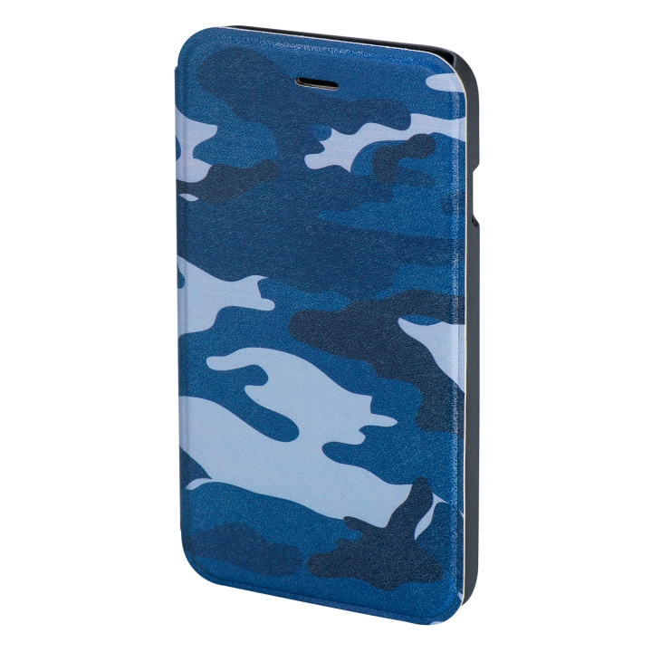 Hama Plånboksväska DesignLine iPhone6/6S Camo Blå in the group SMARTPHONE & TABLETS / Phone cases / Apple / iPhone 6/6S at TP E-commerce Nordic AB (C15492)