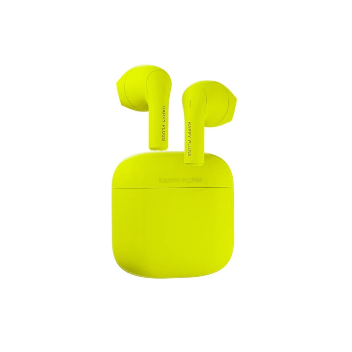 HAPPY PLUGS Joy Headphone In-Ear TWS Neon Yellow in the group HOME ELECTRONICS / Audio & Picture / Headphones & Accessories / Headphones at TP E-commerce Nordic AB (C15592)
