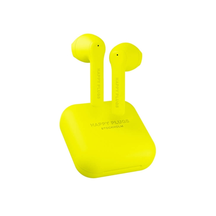 Happy Plugs Headphone Air 1 Go In-Ear TWS Neon Yellow in the group HOME ELECTRONICS / Audio & Picture / Headphones & Accessories / Headphones at TP E-commerce Nordic AB (C15597)