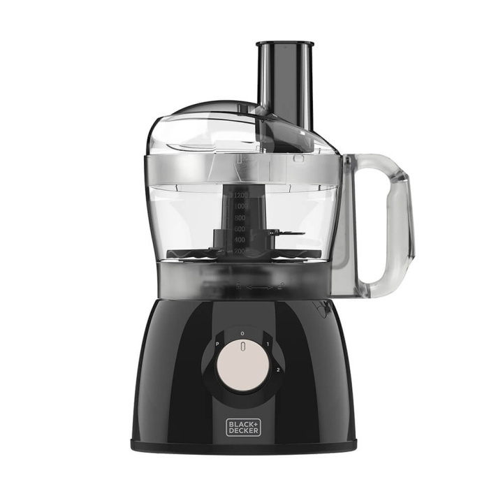BLACK+DECKER Food Processor 600W Black in the group HOME, HOUSEHOLD & GARDEN / Household appliances / Food processor & Kitchen appliances / Food processors at TP E-commerce Nordic AB (C15599)