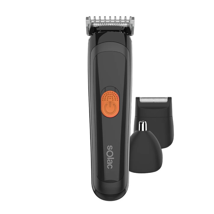 SOLAC Hair Clipper Multifunctional Pourpose Black IPX6 in the group BEAUTY & HEALTH / Hair & Styling / Shaving & Trimming / Hair trimmers at TP E-commerce Nordic AB (C15633)