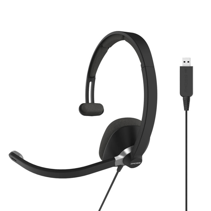 Koss Headset CS295 Mono On-Ear Mic USB Black in the group COMPUTERS & PERIPHERALS / Computer accessories / Headset at TP E-commerce Nordic AB (C15640)