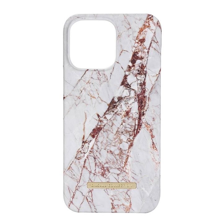 Onsala Phone Case iPhone 14 Pro Max White Rhino Marble in the group SMARTPHONE & TABLETS / Phone cases / Apple / iPhone 14 at TP E-commerce Nordic AB (C15661)