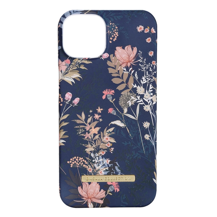 Onsala Phone Case Dark Flower - iPhone 13/14 in the group SMARTPHONE & TABLETS / Phone cases / Apple / iPhone 14 at TP E-commerce Nordic AB (C15662)