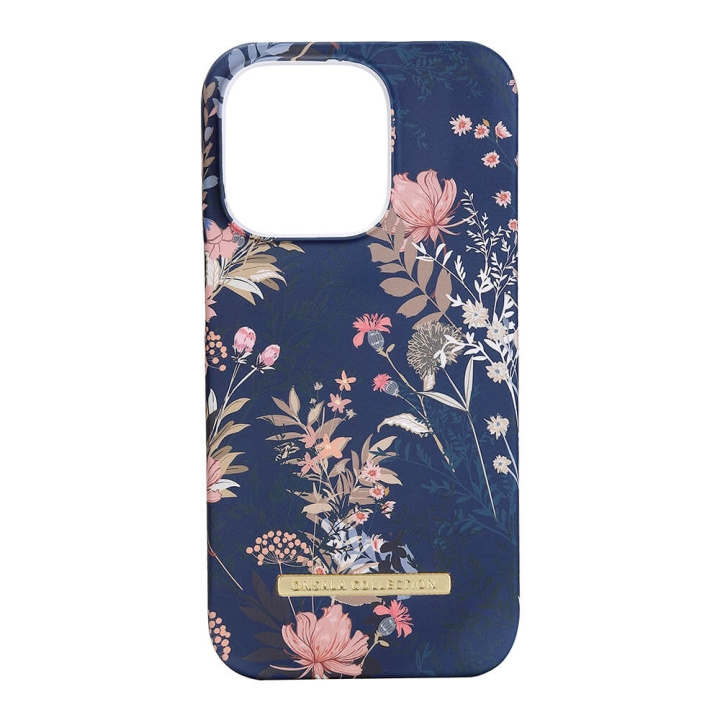 Onsala Phone Case iPhone 14 Pro Dark Flower in the group SMARTPHONE & TABLETS / Phone cases / Apple / iPhone 14 at TP E-commerce Nordic AB (C15664)