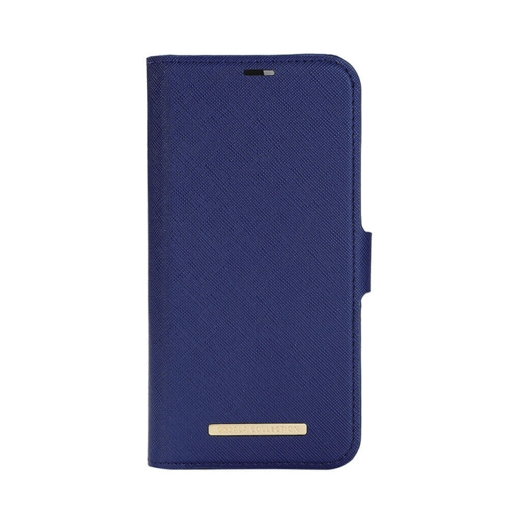 Onsala Wallet Case Eco Navy Blue - iPhone 14 Plus in the group SMARTPHONE & TABLETS / Phone cases / Apple / iPhone 14 at TP E-commerce Nordic AB (C15671)