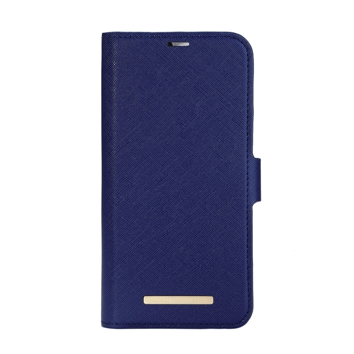 ONSALA Wallet Case Eco Navy Blue iPhone 14 Pro Max in the group SMARTPHONE & TABLETS / Phone cases / Apple / iPhone 14 at TP E-commerce Nordic AB (C15673)