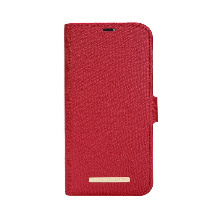 Onsala Wallet Case Eco Red - iPhone 14 Plus in the group SMARTPHONE & TABLETS / Phone cases / Apple / iPhone 14 at TP E-commerce Nordic AB (C15675)
