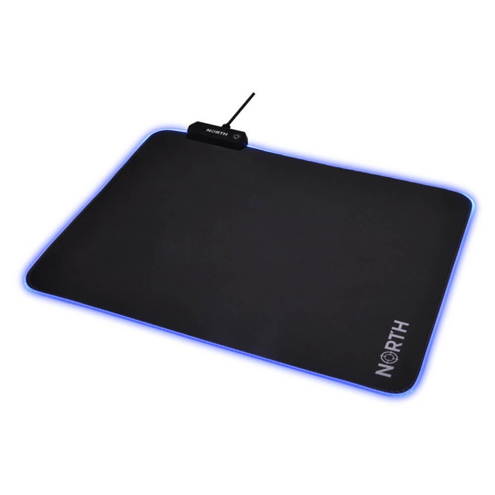 NORTH Gaming Mousepad P100 RGB in the group COMPUTERS & PERIPHERALS / GAMING / Mouse pad at TP E-commerce Nordic AB (C15678)