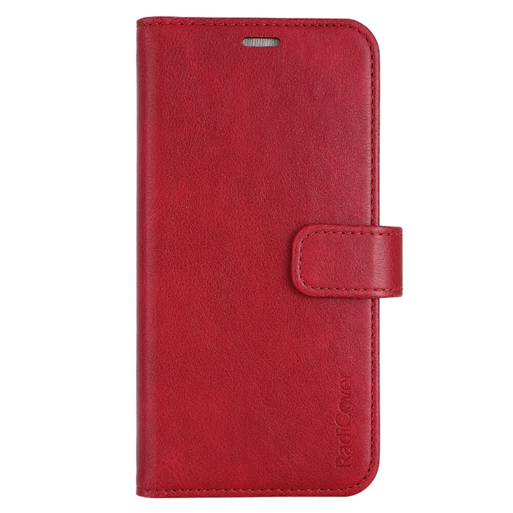 RADICOVER Wallet Case Anti-Radiation Flipcover Red - iPhone 13/14 in the group SMARTPHONE & TABLETS / Phone cases / Apple / iPhone 14 at TP E-commerce Nordic AB (C15692)