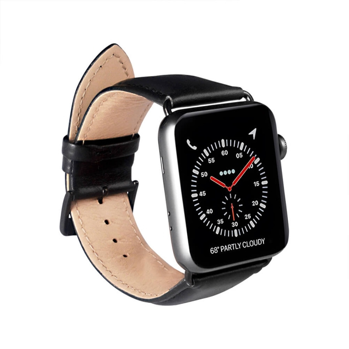 BUFFALO Watch Band Black Apple Watch 38/40/41mm in the group Sport, leisure & Hobby / Smartwatch & Activity trackers / Accessories at TP E-commerce Nordic AB (C15694)
