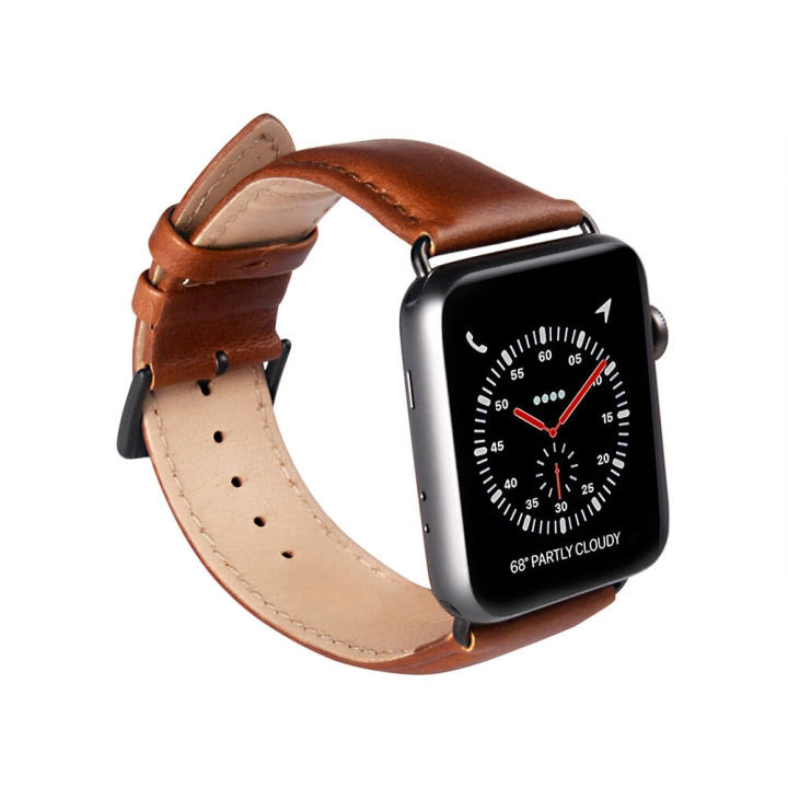 Buffalo Watch Band Brown Apple Watch 42/44/45mm in the group Sport, leisure & Hobby / Smartwatch & Activity trackers / Accessories at TP E-commerce Nordic AB (C15696)