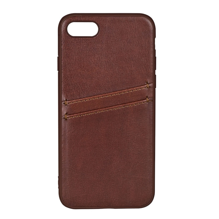 Buffalo Back cover PU 2 card iPhone 7 / 8 / SE Brown in the group SMARTPHONE & TABLETS / Phone cases / Apple / iPhone 8 / Cases at TP E-commerce Nordic AB (C15719)