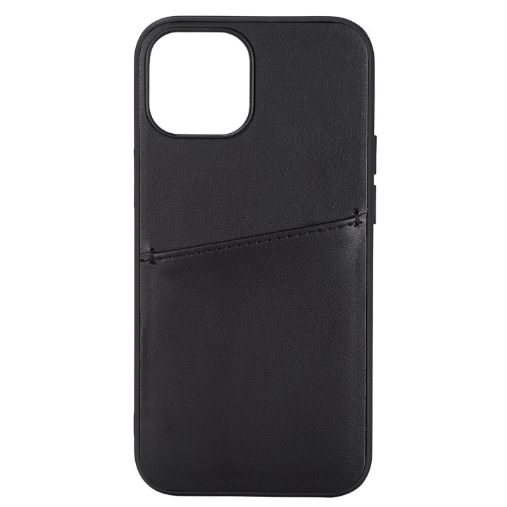 Buffalo Phone Case PU 1 Card iPhone 13 Mini Svart in the group SMARTPHONE & TABLETS / Phone cases / Apple / iPhone 13 Mini / Cases at TP E-commerce Nordic AB (C15724)