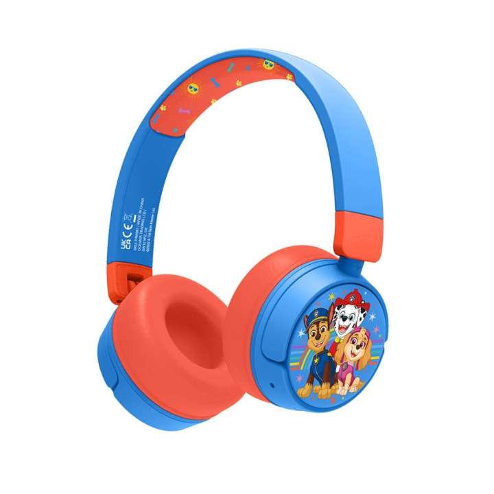 Paw Patrol Headphone On-Ear Junior Wireless 85dB/95dB in the group HOME ELECTRONICS / Audio & Picture / Headphones & Accessories / Headphones at TP E-commerce Nordic AB (C15798)