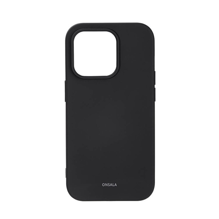Onsala Phone Case Silicone Black - iPhone 14 Pro in the group SMARTPHONE & TABLETS / Phone cases / Apple / iPhone 14 at TP E-commerce Nordic AB (C15847)