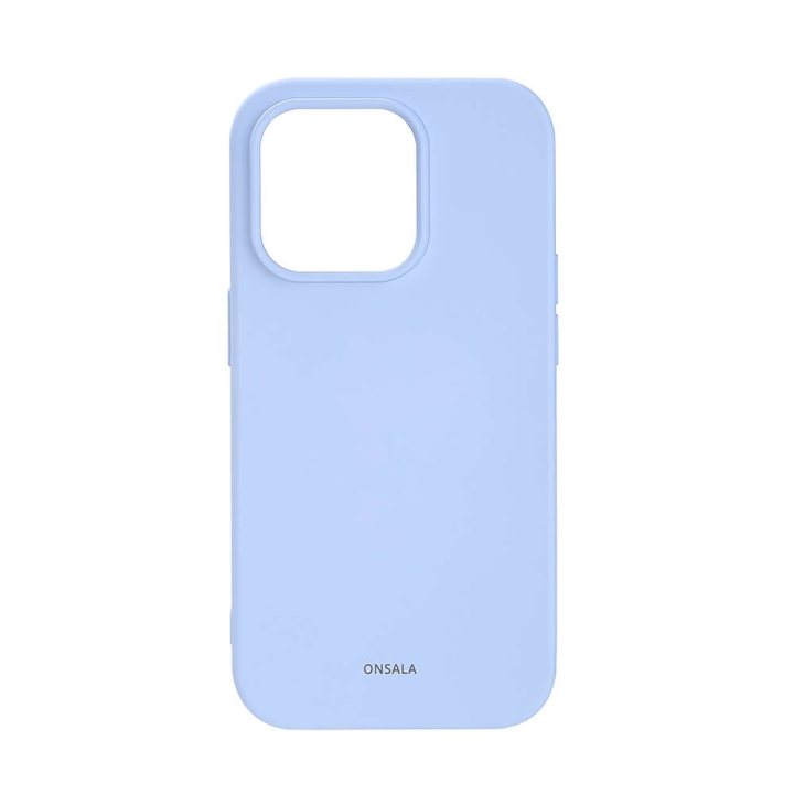 Onsala Phone Case Silicone Light Blue - iPhone 14 Pro in the group SMARTPHONE & TABLETS / Phone cases / Apple / iPhone 14 at TP E-commerce Nordic AB (C15855)