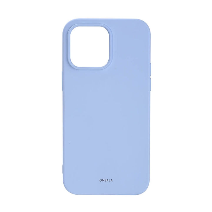 Onsala Phone Case Silicone Light Blue - iPhone 14 Pro Max in the group SMARTPHONE & TABLETS / Phone cases / Apple / iPhone 14 at TP E-commerce Nordic AB (C15856)