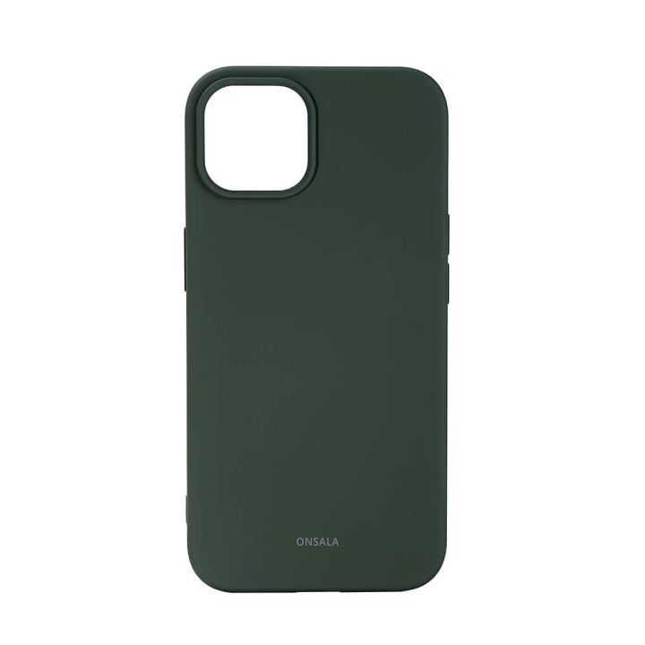 Onsala Phone Case Silicone Olive Green - iPhone 13/14 in the group SMARTPHONE & TABLETS / Phone cases / Apple / iPhone 14 at TP E-commerce Nordic AB (C15857)