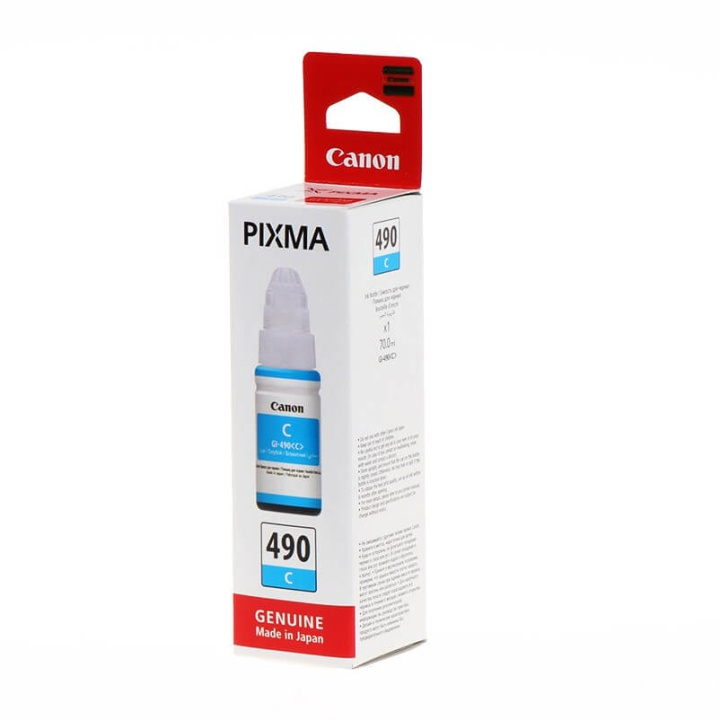 Canon Ink 0664C001 GI-490 Cyan in the group COMPUTERS & PERIPHERALS / Printers & Accessories / Ink & Toner / Ink cartridges / Canon at TP E-commerce Nordic AB (C15897)
