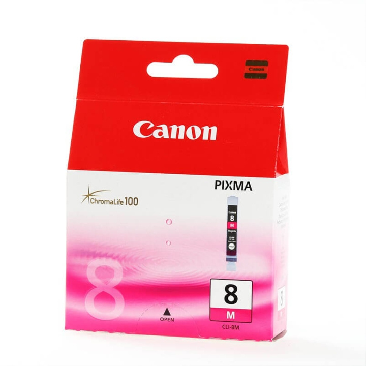 Canon Ink 0622B001 CLI-8 Magenta in the group COMPUTERS & PERIPHERALS / Printers & Accessories / Ink & Toner / Ink cartridges / Canon at TP E-commerce Nordic AB (C15970)