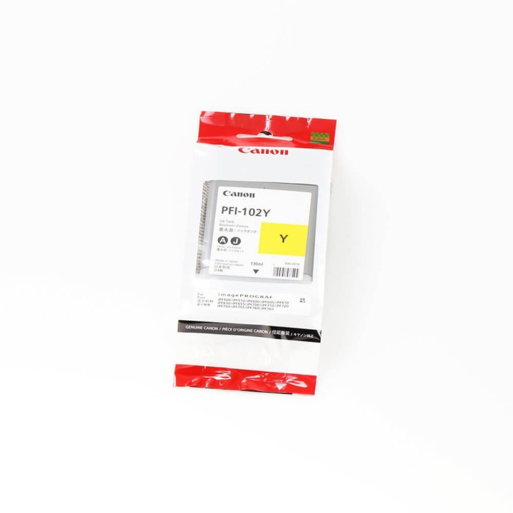 Canon Ink 0898B001 PFI-102 Yellow in the group COMPUTERS & PERIPHERALS / Printers & Accessories / Ink & Toner / Ink cartridges / Canon at TP E-commerce Nordic AB (C15980)