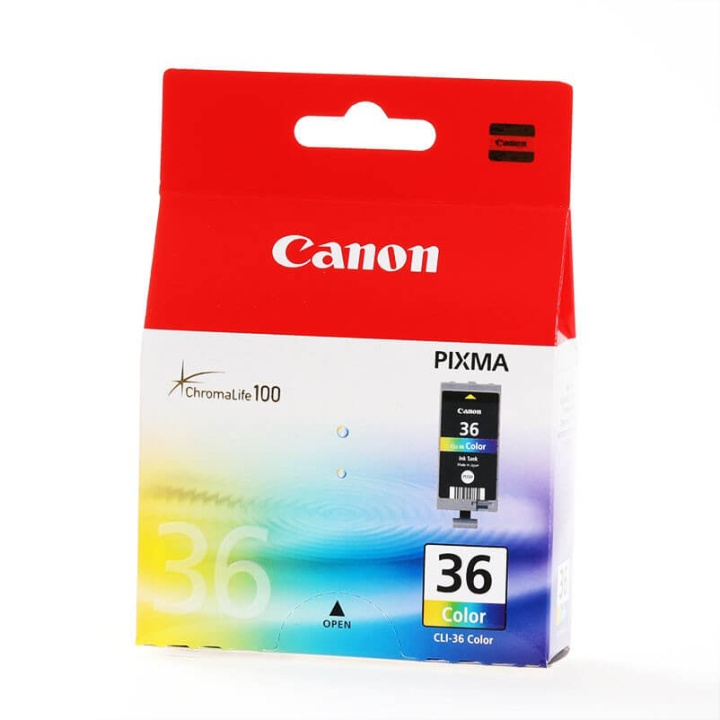 Canon Ink 1511B001 CLI-36 Color in the group COMPUTERS & PERIPHERALS / Printers & Accessories / Ink & Toner / Ink cartridges / Canon at TP E-commerce Nordic AB (C15988)