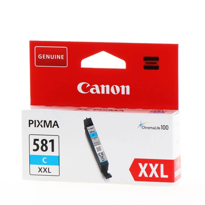 Canon Ink 1995C001 CLI-581XXL Cyan in the group COMPUTERS & PERIPHERALS / Printers & Accessories / Ink & Toner / Ink cartridges / Canon at TP E-commerce Nordic AB (C15990)