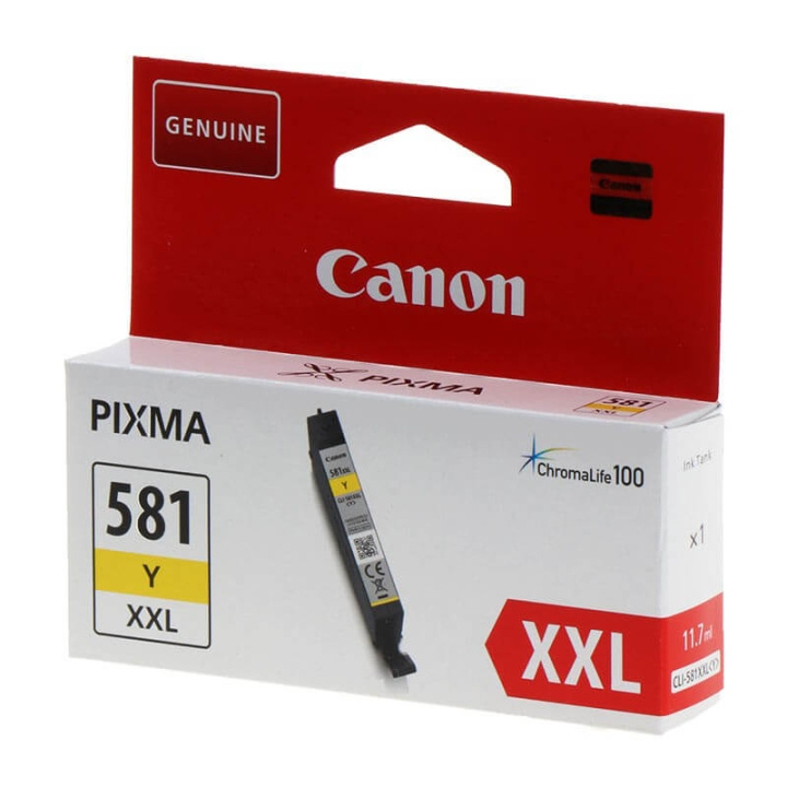 Canon Ink 1997C001 CLI-581XXL Yellow in the group COMPUTERS & PERIPHERALS / Printers & Accessories / Ink & Toner / Ink cartridges / Canon at TP E-commerce Nordic AB (C15992)