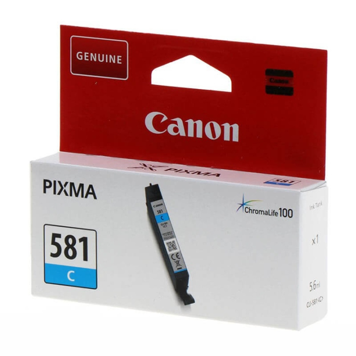 Canon Ink 2103C001 CLI-581 Cyan in the group COMPUTERS & PERIPHERALS / Printers & Accessories / Ink & Toner / Ink cartridges / Canon at TP E-commerce Nordic AB (C16005)