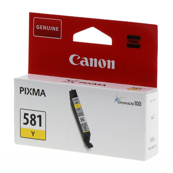 Canon Ink 2105C001 CLI-581 Yellow in the group COMPUTERS & PERIPHERALS / Printers & Accessories / Ink & Toner / Ink cartridges / Canon at TP E-commerce Nordic AB (C16008)