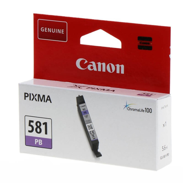 Canon Ink 2107C001 CLI-581 Photo Blue in the group COMPUTERS & PERIPHERALS / Printers & Accessories / Ink & Toner / Ink cartridges / Canon at TP E-commerce Nordic AB (C16011)