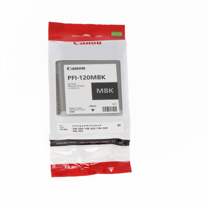 Canon Ink 2884C001 PFI-120 Matte Black in the group COMPUTERS & PERIPHERALS / Printers & Accessories / Ink & Toner / Ink cartridges / Canon at TP E-commerce Nordic AB (C16024)