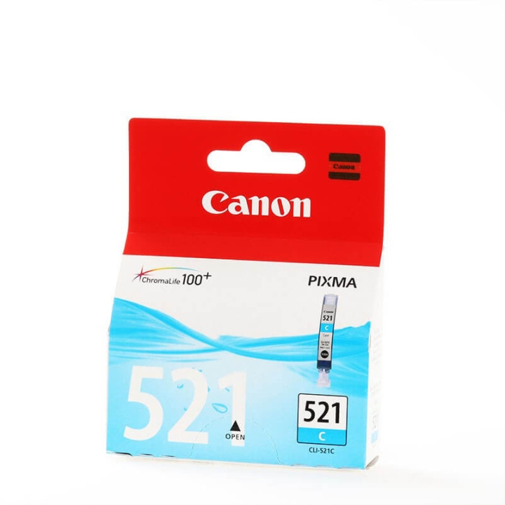 Canon Ink 2934B001 CLI-521 Cyan in the group COMPUTERS & PERIPHERALS / Printers & Accessories / Ink & Toner / Ink cartridges / Canon at TP E-commerce Nordic AB (C16037)