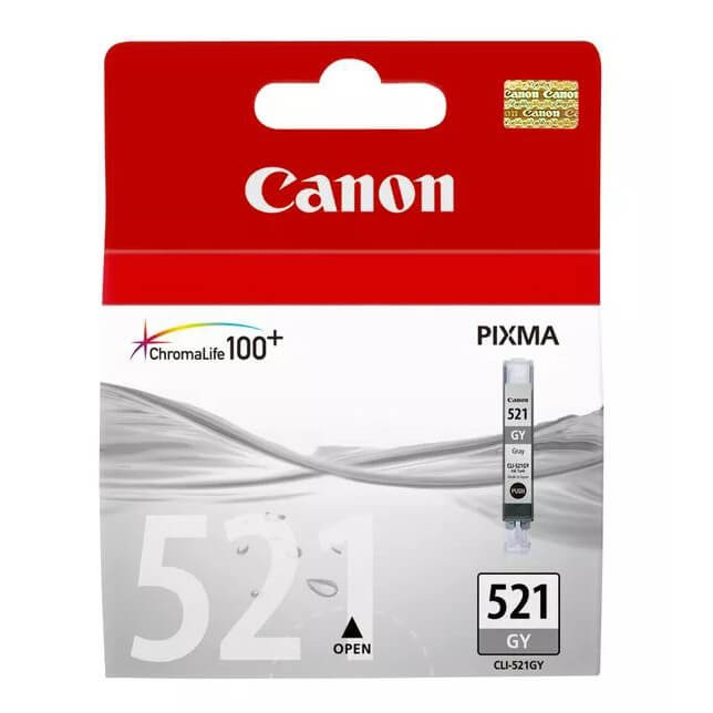Canon Ink 2937B001 CLI-521 Grey in the group COMPUTERS & PERIPHERALS / Printers & Accessories / Ink & Toner / Ink cartridges / Canon at TP E-commerce Nordic AB (C16041)