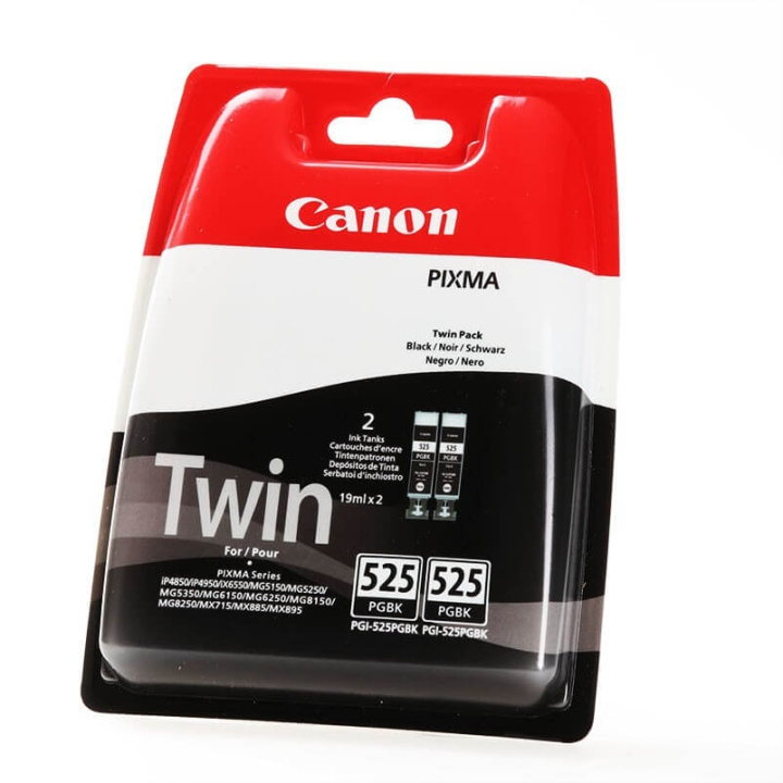 Canon Ink 4529B010 PGI-525 Black Twin-pack in the group COMPUTERS & PERIPHERALS / Printers & Accessories / Ink & Toner / Ink cartridges / Canon at TP E-commerce Nordic AB (C16062)